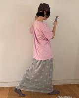 Kitsch Printing Long Skirt (2options)