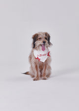 Naming merry ribbon bandana (White)