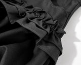 Ruffle Balloon Shirring Mini Skirt 231216236