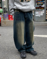 ダブルパックポケットデニムパンツ