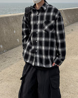 Retro Air Oversized Fit Check Shirt