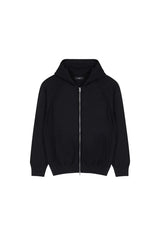 Cashmere Blend Zip Hoodie