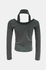 Ray Stripe Muffler T-shirt