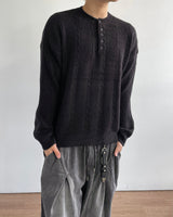 Tog Cable Henley Knit