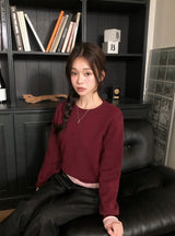 Winter Daily Mood Basic Round Knit (6color)