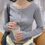 Connie V-neck Round Cropped Cardigan