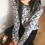 Nabble ツートーン ボカシミックス ニットウェア