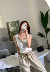 Cook Two-Way Knit Sleeveless / 4 colors