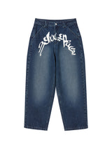 GRAFFITY DENIM PANTS (INDIGO)