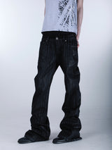 SEXXDEVIL "DESIRE" Waxed Denim Jeans