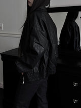 スクラッチレザーカラージャケット (unisex)