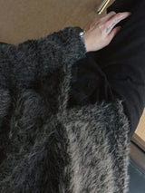 ASCLO Hairy Crop Cardigan (3color)