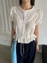 mama crop blouse