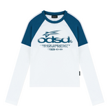 ODSD-Raglan-Track-Semi-Crop-T-shirt - 4 COLOR