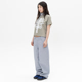 Lace Bone Angel Tee - Khaki