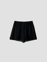 レースパジャマショートパンツ BLACK