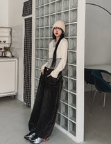 Linz Two-Tone Layered Knit Cardigan
