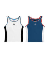 Sporty Color Block Sleeveless - 2COLOR