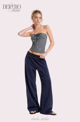 Lua Stripe Strap Tube Top