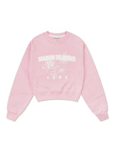 Women's Leith Embossed cropped sweatshirt pink (FCF1TS204W)