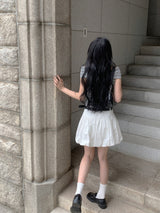 Cloud Puff Pumpkin Mini Balloon Skirt & Belt SET (2 colors)