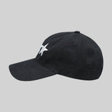 SSスターウォッシュドボールキャップ (BLACK)
