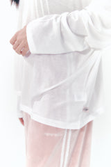 Velvet Lace Track Pants Pink