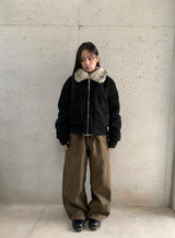 Hugin Cut Cotton Balloon Wide Pants