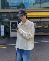 ブランククロップカラーTシャツ