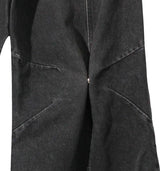 No.1019 noir boots cut denim PT