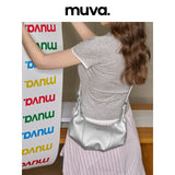 muva. Small Horn‑Shape Shoulder & Cross‑body Bag, Genuine‑Leather Cute Casual Daily Women’s Purse, New Arrival Mar 14