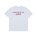 24FW ピクセルベーシックロゴショートスリーブTシャツホワイト