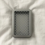 polka dots white Teen Case Iron Multipurpose Storage Box