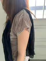 Velvet Cowl Neck Top