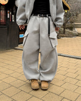 Neo Bonded Cargo Belt Sweat Pants