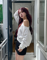 Merge low-rise skirt pants