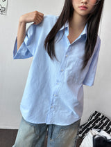 Hody Structured Oversized Boxy Shirt 4 color
