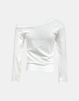 Star Number Off-Shoulder T-shirt