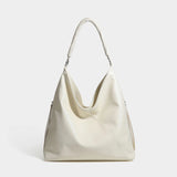 Volume Ruched Soft Leather Hobo Shoulder Bag