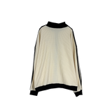  waffle track zip-up