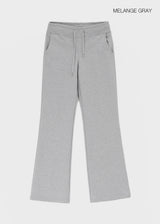 [B-BASIC] ミッドスウェットローウエストブーツカットエスニックパンツ (2 SIZE)
