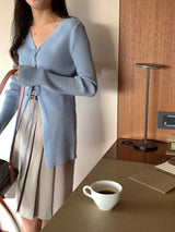 Two-way string cardigan(4color)