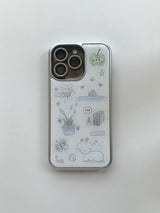 [MADE] Doodle note silver epoxy case 