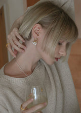 silver925 bubble earring GD