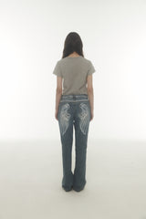 lace bt pants (blue)