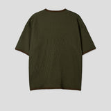 デイイングワッフルショートスリーブTシャツ -5C