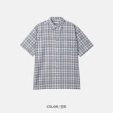 マティーニチェックドハーフシャツ (3color)