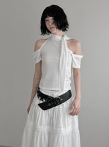 Lea Scarf Halter Off-Tee