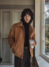Naice wool half coat