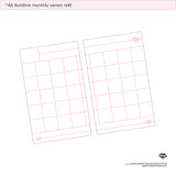 A6 Boldline monthly series refill